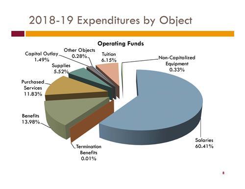 2018-2019 Expenditures Graph