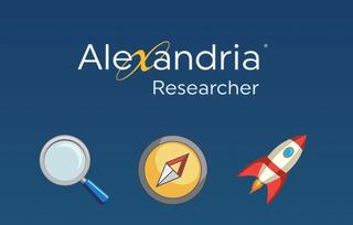 Alexandria Researcher website logo